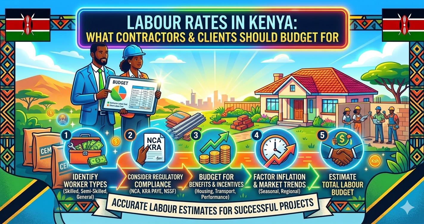Labour Rates in Kenya 2026: What Contractors and Clients Should Budget For